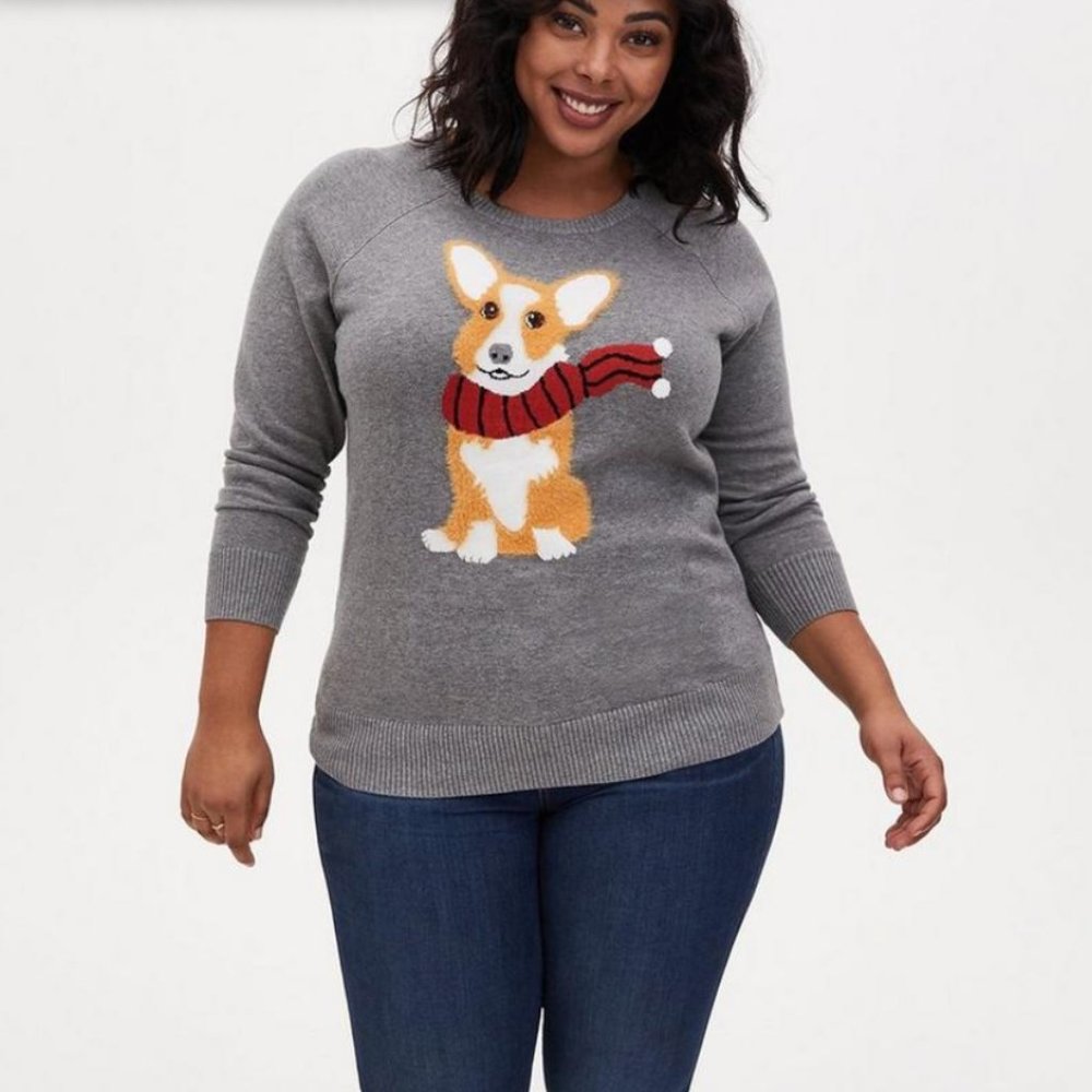 TORRID NWT Corgi Sweater Size 2X